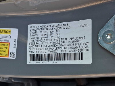 2026 Acura Integra CVT