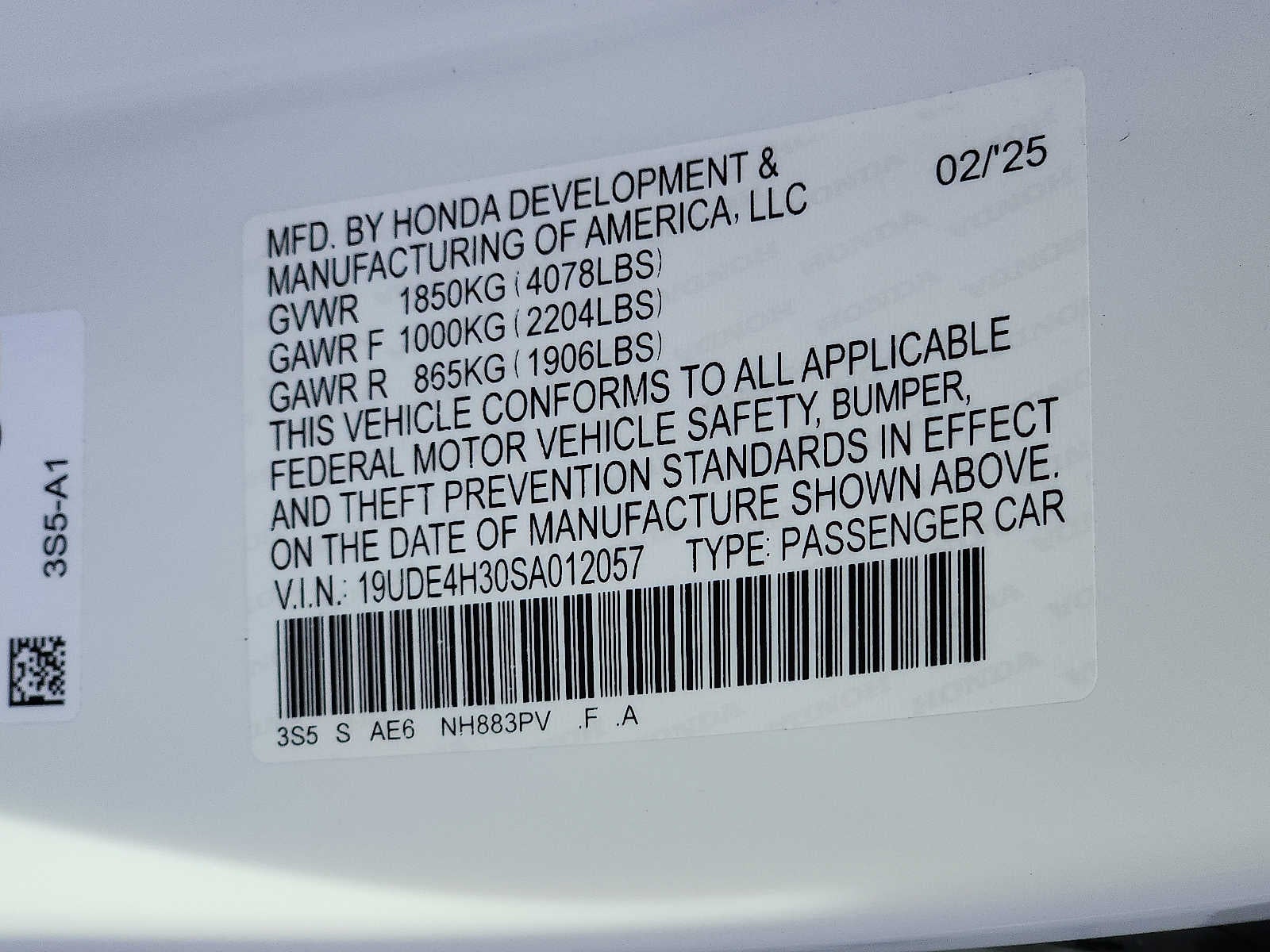 2025 Acura Integra CVT w/A-Spec Package