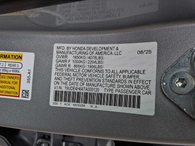 2026 Acura Integra CVT w/A-Spec Technology Package