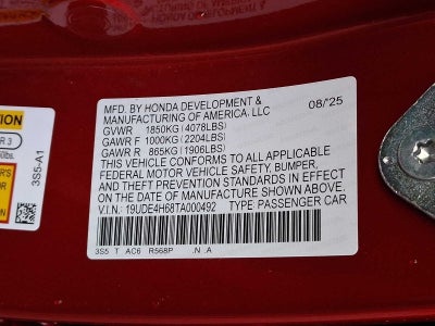 2026 Acura Integra CVT w/A-Spec Technology Package