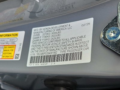 2025 Acura TLX SH-AWD w/A-Spec Package