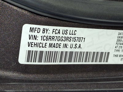 2024 RAM 1500 Classic SLT 4x4 Quad Cab 64 Box