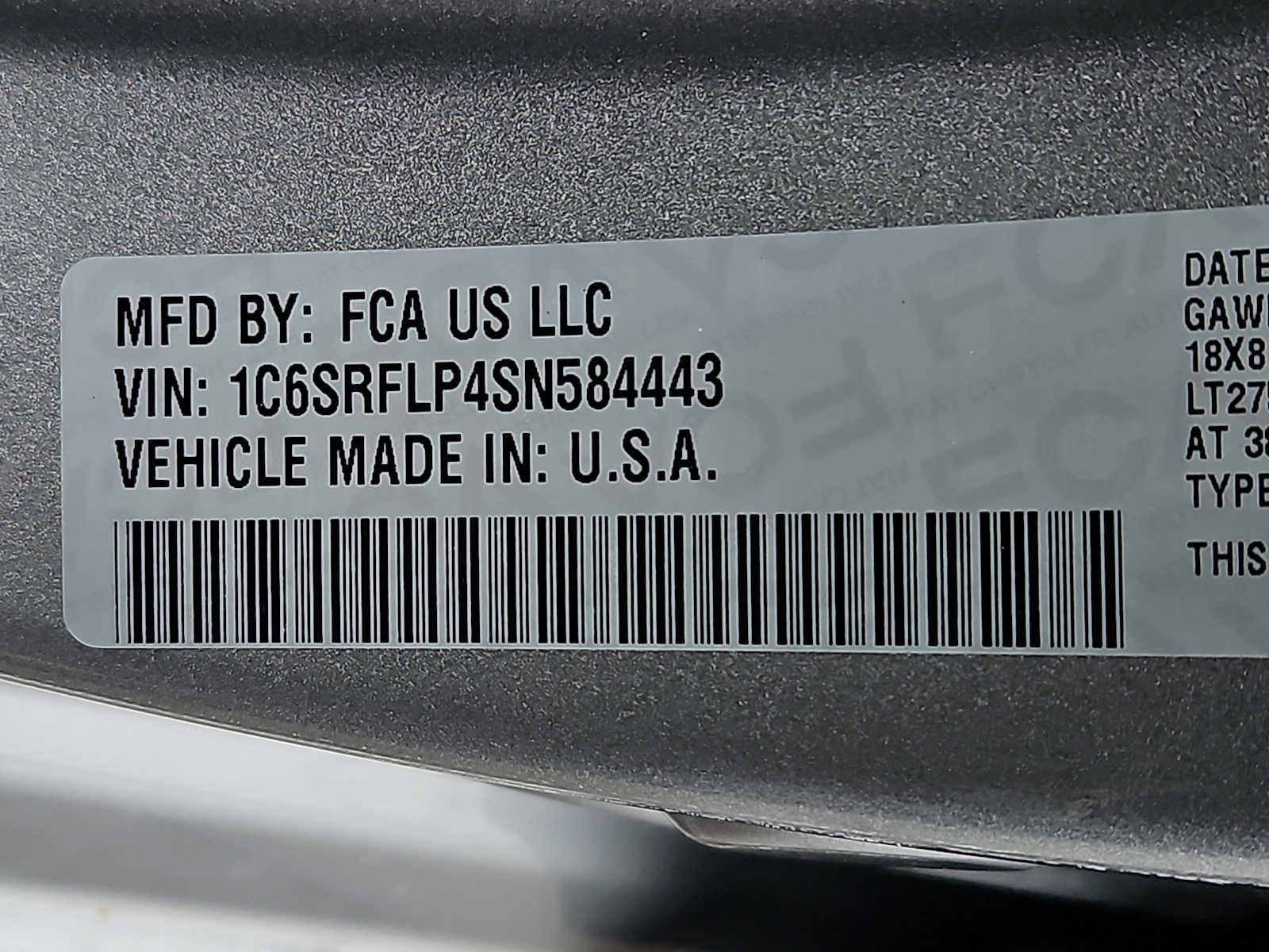 2025 RAM 1500 Rebel 4x4 Crew Cab 57 Box