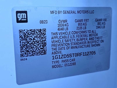 2024 Chevrolet Malibu 4dr Sdn 1LT