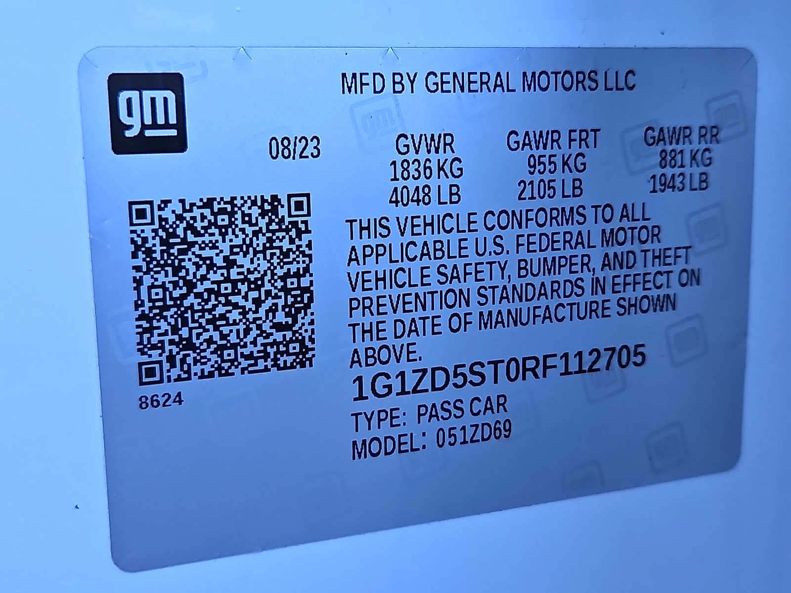 2024 Chevrolet Malibu 4dr Sdn 1LT