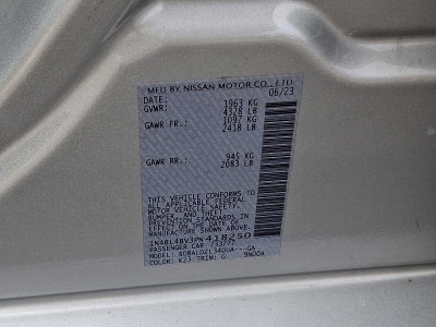 2023 Nissan Altima 2.5 S Sedan