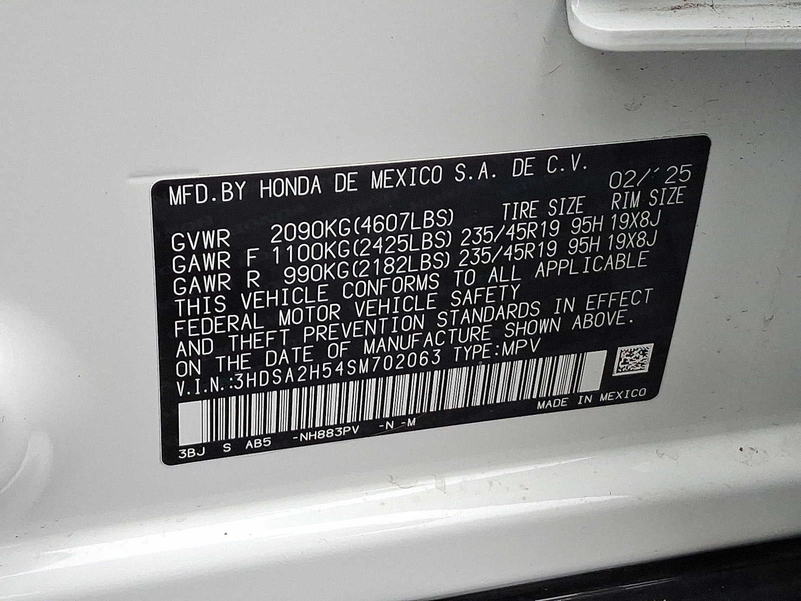 2025 Acura ADX AWD w/A-Spec Package