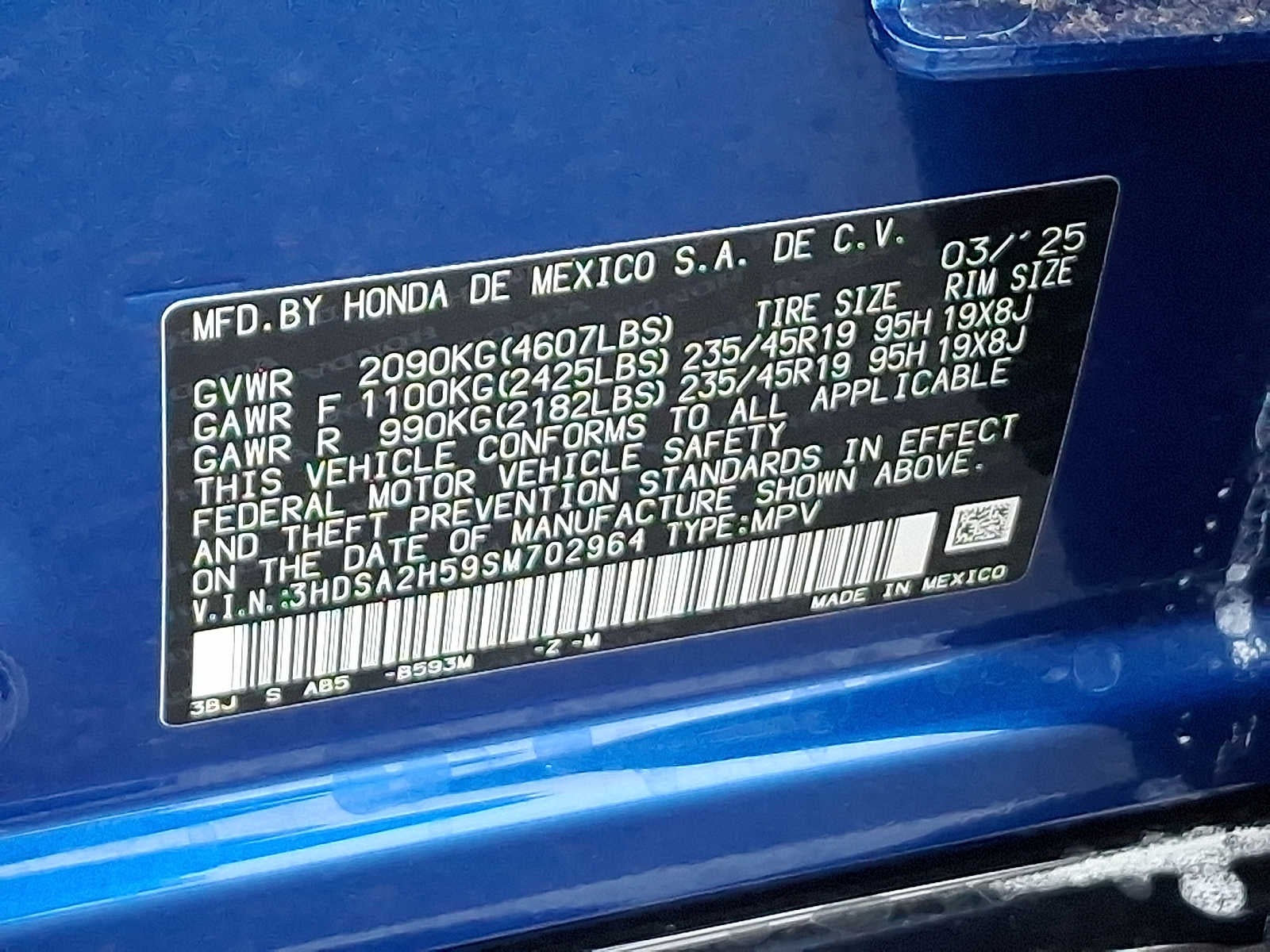 2025 Acura ADX AWD w/A-Spec Package