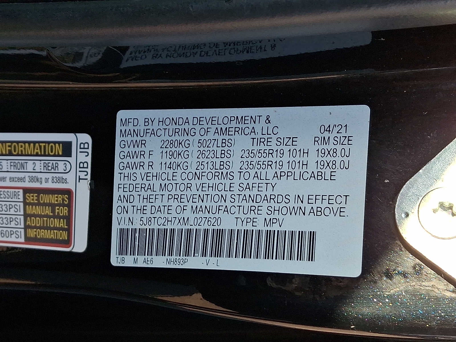 2021 Acura RDX SH-AWD w/Advance Package