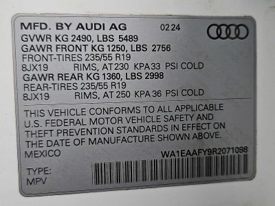 2024 Audi Q5 S line Premium Plus 45 TFSI quattro